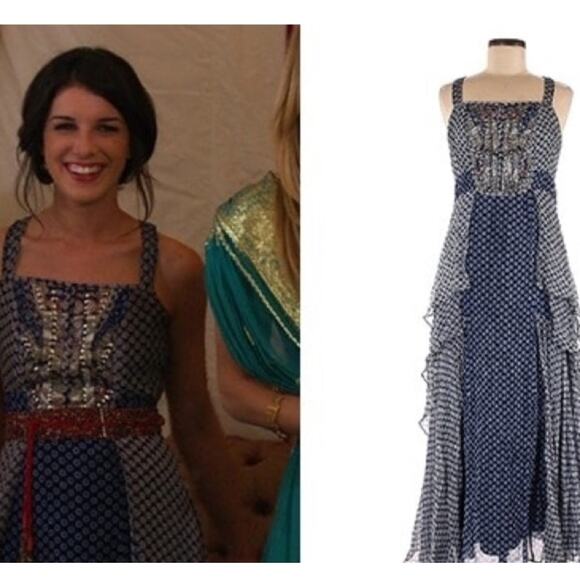 Nanette Lepore size 2 silk Milonga maxi dress worn by tv stars - Picture 1 of 10